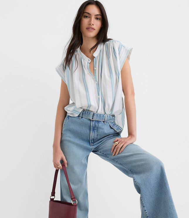 Striped Everyday Dolman Shirt