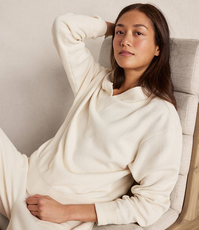 Haven Well Within Organic Cotton Waffle Hoodie carousel Product Image 3