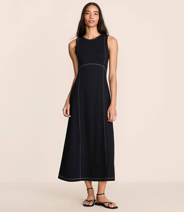Petite Lou & Grey Terrysoft Contrast Stitch Maxi Dress