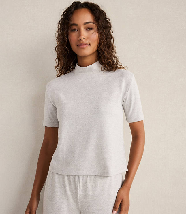 Haven Well Within Cozy Knit Mockneck Top