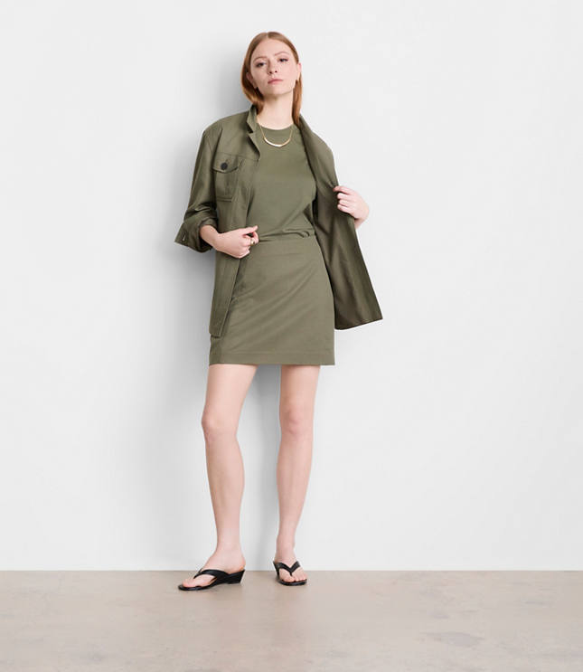 Petite LOFT Versa Pure Spun Mini Skirt