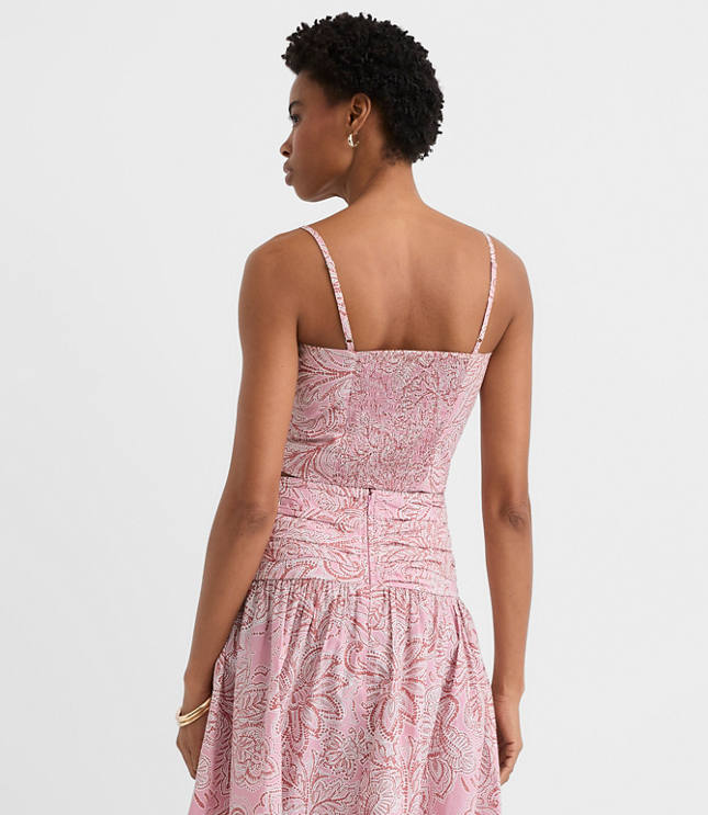 Floral Poplin Twist Cami