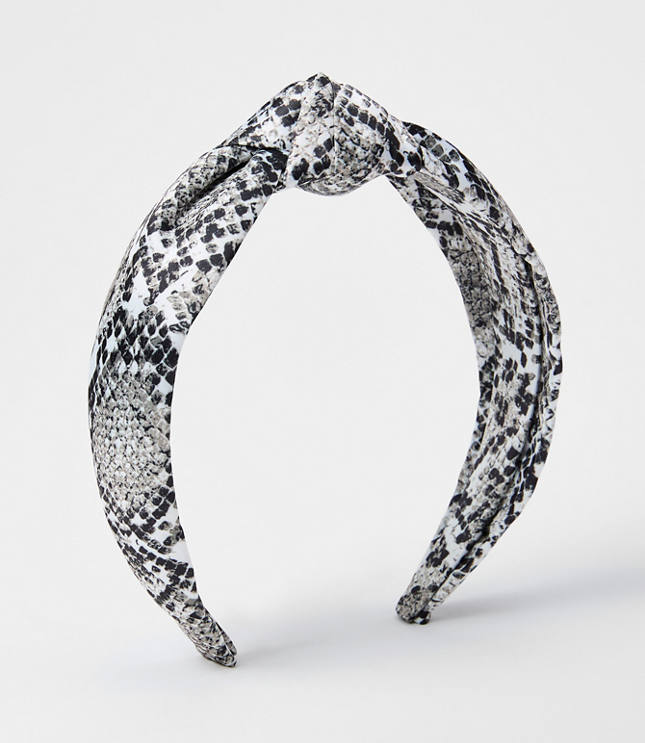 Snake Print Knot Headband