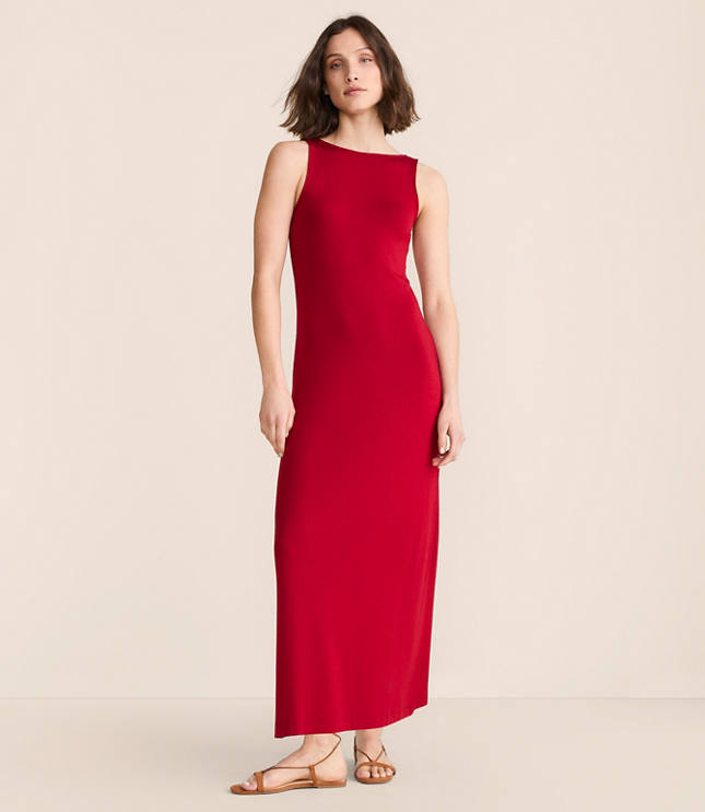Petite Lou & Grey Signaturesoft Boatneck Maxi Dress carousel Product Image 1