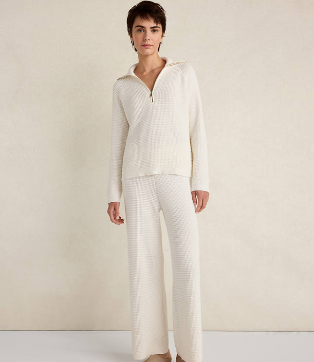 Haven Well Within Organic Cotton Cashmere Waffle Pullover