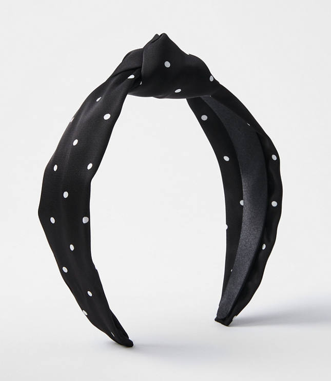Polka Dot Knot Headband