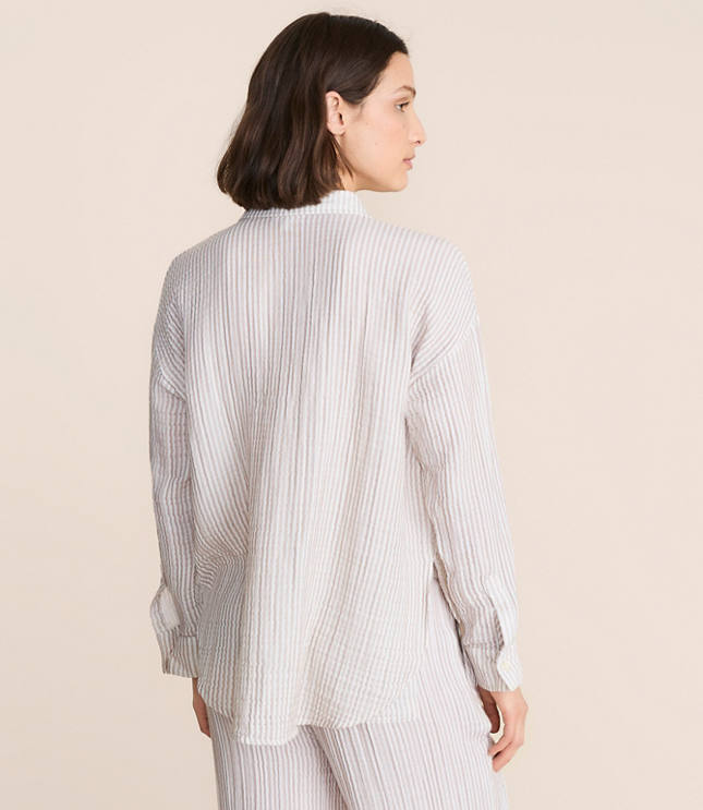 Lou & Grey Striped Triple Cloth Shirt