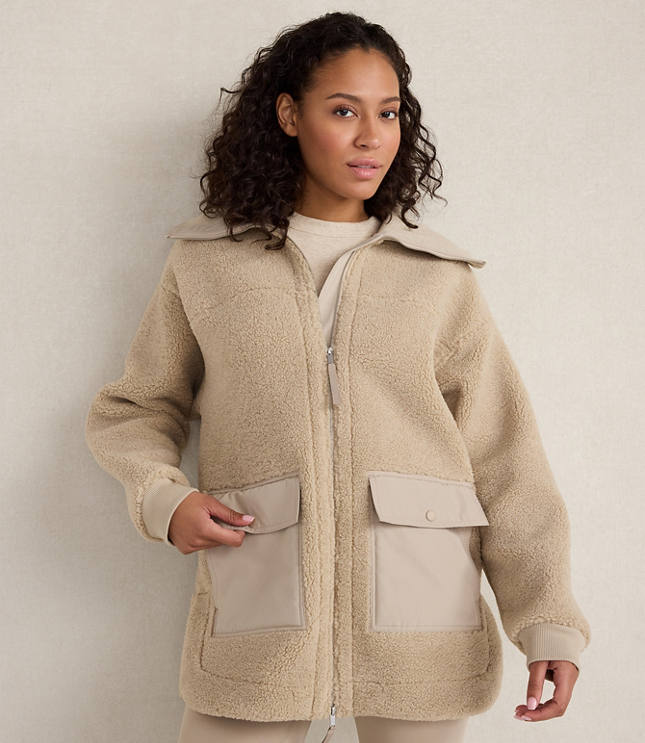 Haven Well Within Sherpa Oversized Jacket