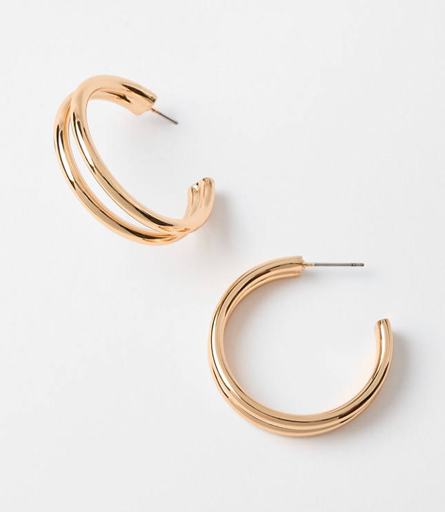 Sculpted Hoop Earrings