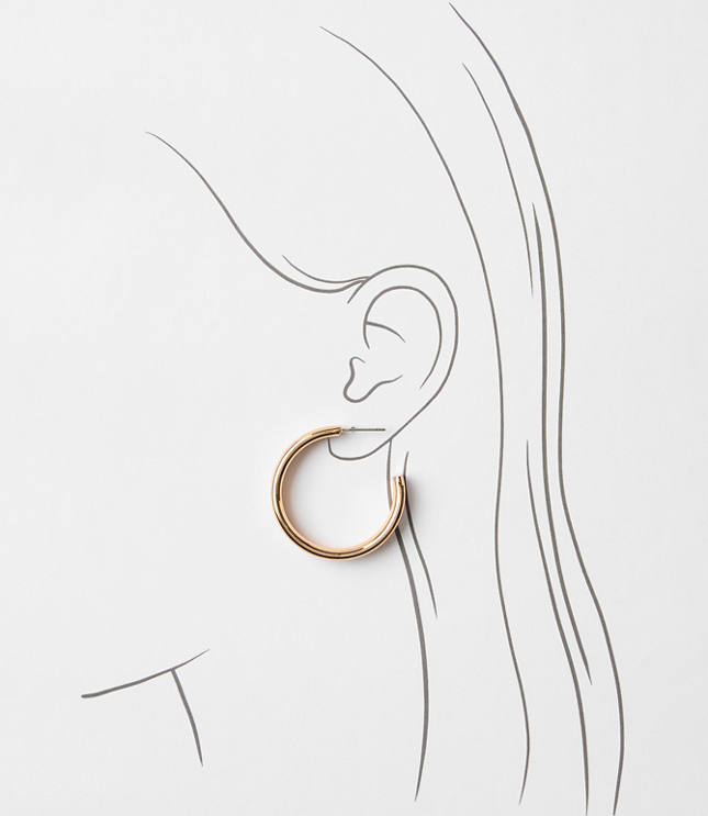 Sculpted Hoop Earrings