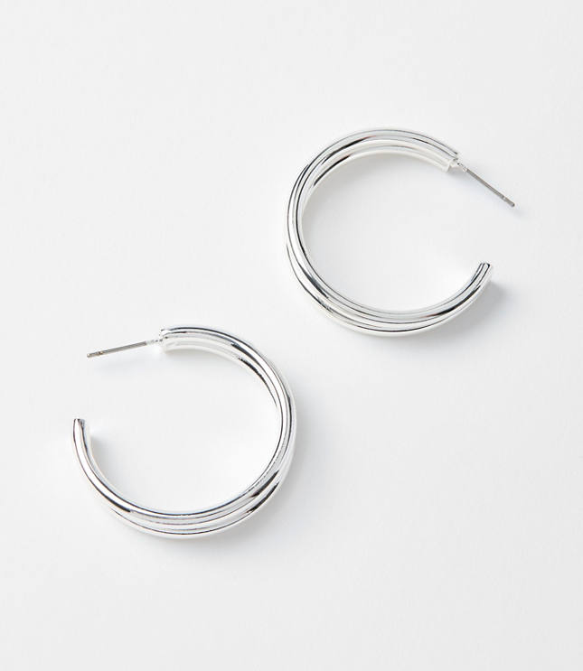 Sculpted Hoop Earrings