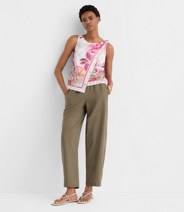 Palm Shoulder Tie Top