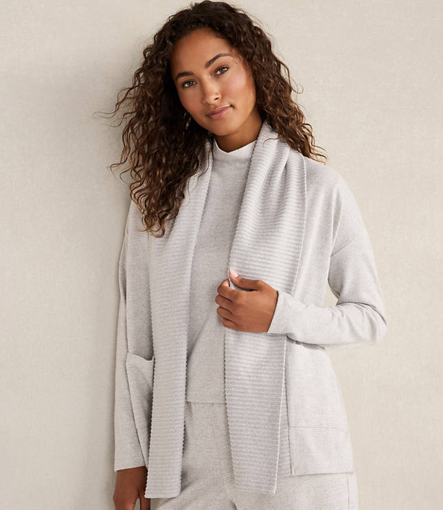 Haven Well Within Cozy Knit Open Front Cardigan