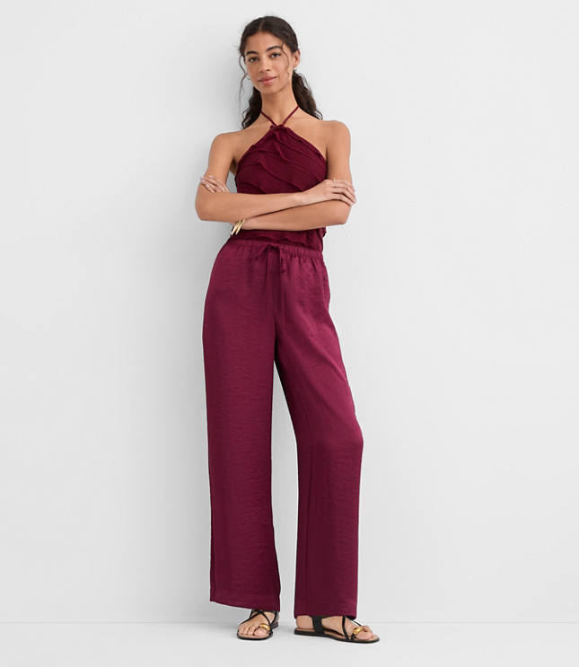 Sawyer Pull On Pants in Satin
