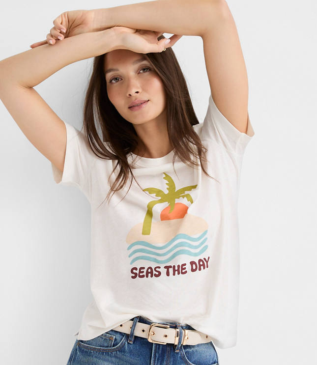 Petite Seas The Day Everyday Crew Tee