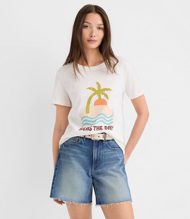 Petite Seas The Day Everyday Crew Tee