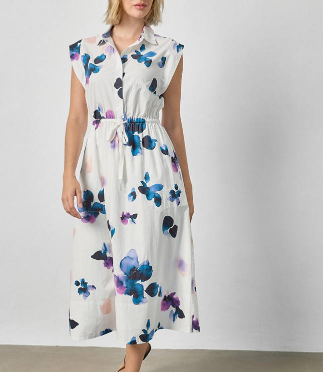 Lilla P Gusset Sleeve Maxi Dress