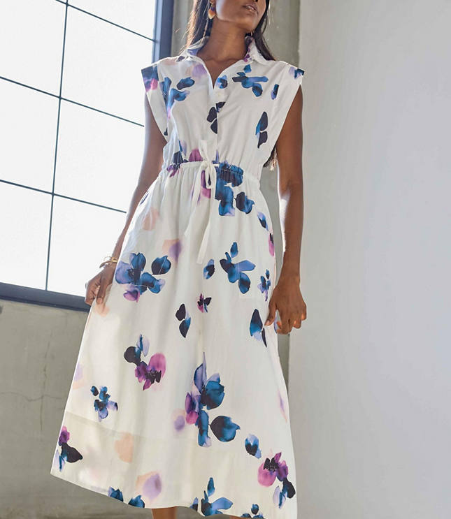 Lilla P Gusset Sleeve Maxi Dress