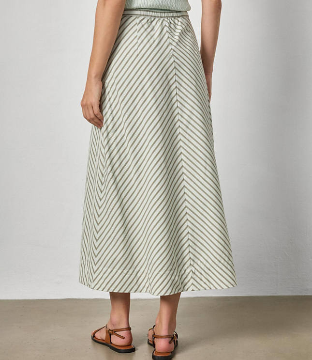 Lilla P Stripe Maxi Skirt