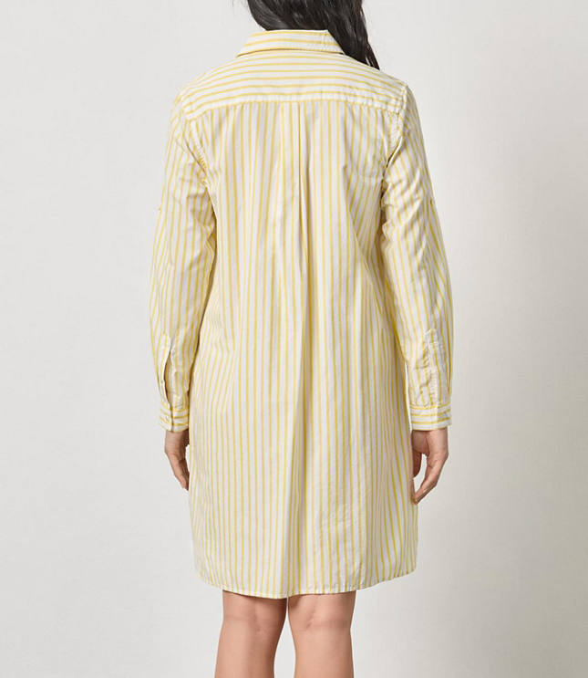 Lilla P Striped Shirt Dress