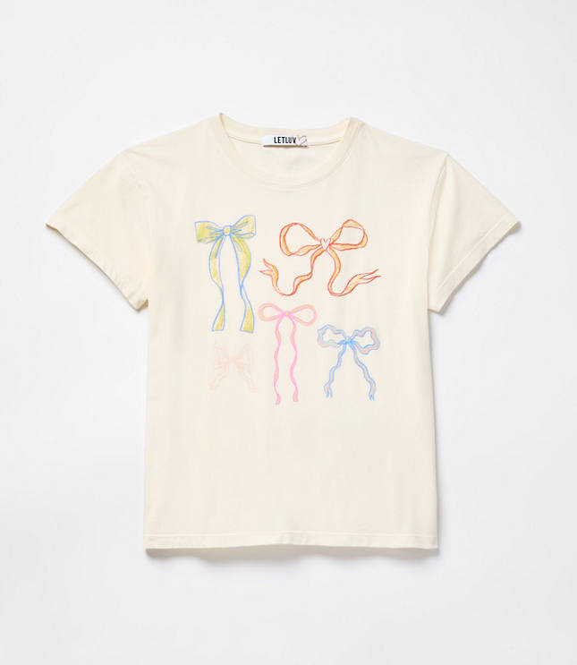 Letluv Ribbon Bows Tee