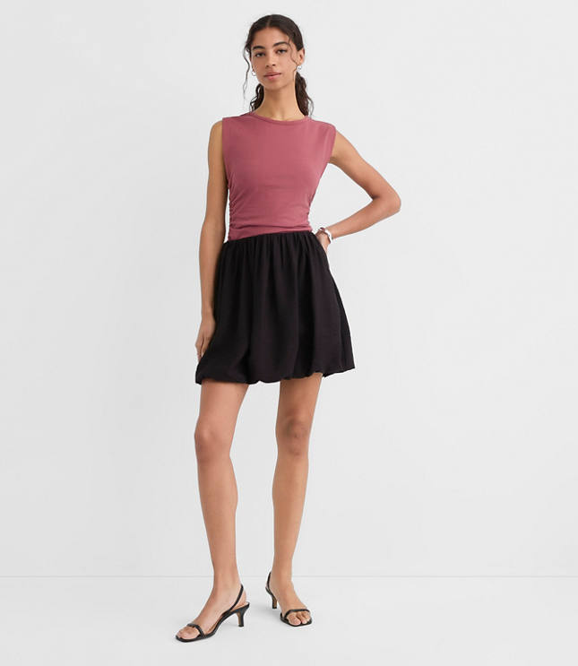Petite Bubble Mini Pocket Skirt carousel Product Image 1