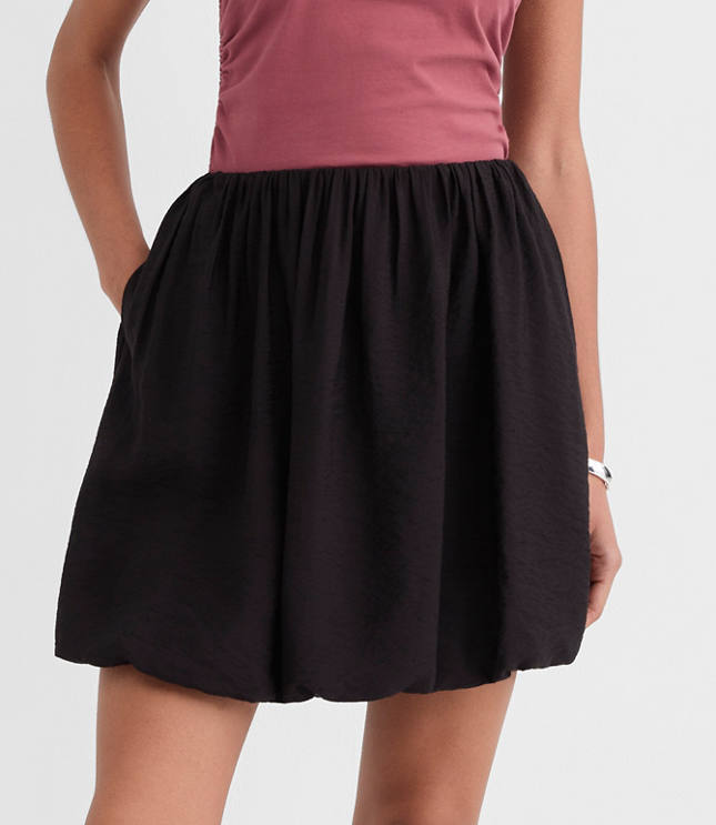 Petite Bubble Mini Pocket Skirt carousel Product Image 2