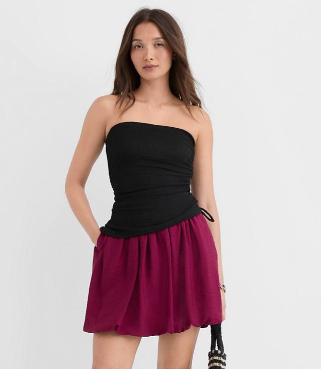 Petite Bubble Mini Pocket Skirt carousel Product Image 1