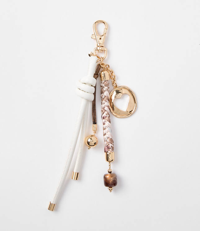 Cutout Heart Rope Bag Charm