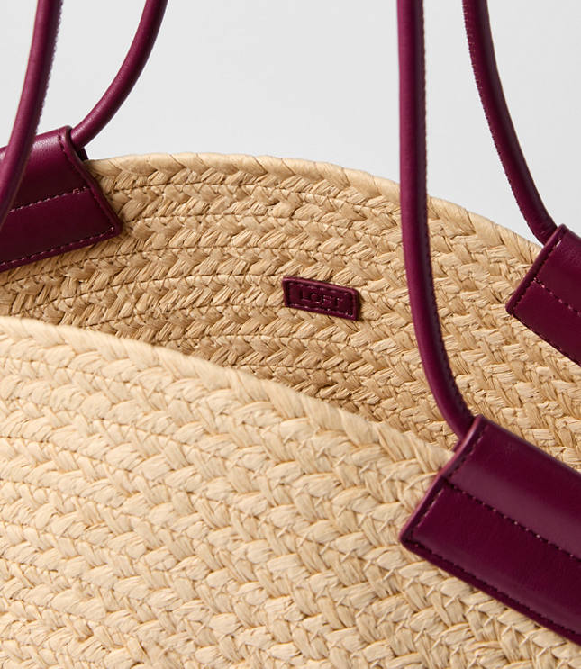 Raffia Tote Bag