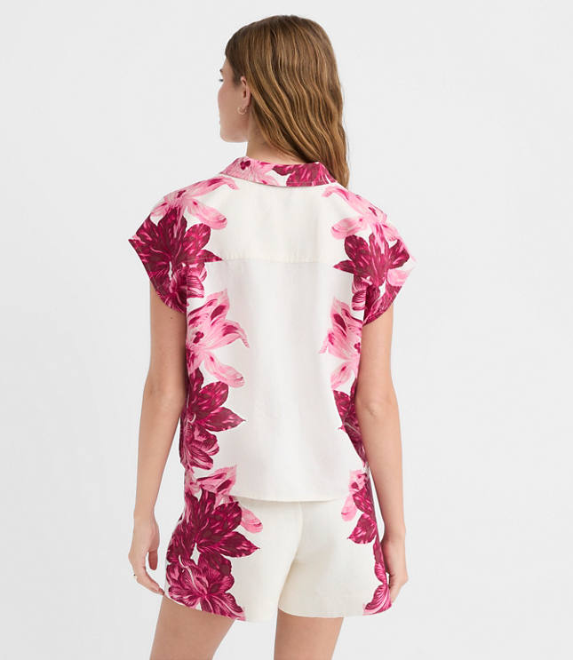 Lily Linen Blend Popover Shirt