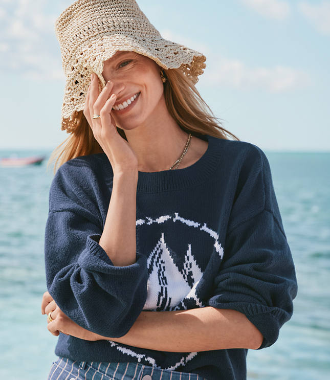 Petite Sailboat Sweater carousel Product Image 1