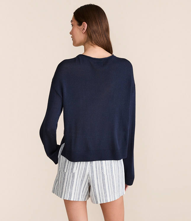 Lou & Grey American Flag Sweater