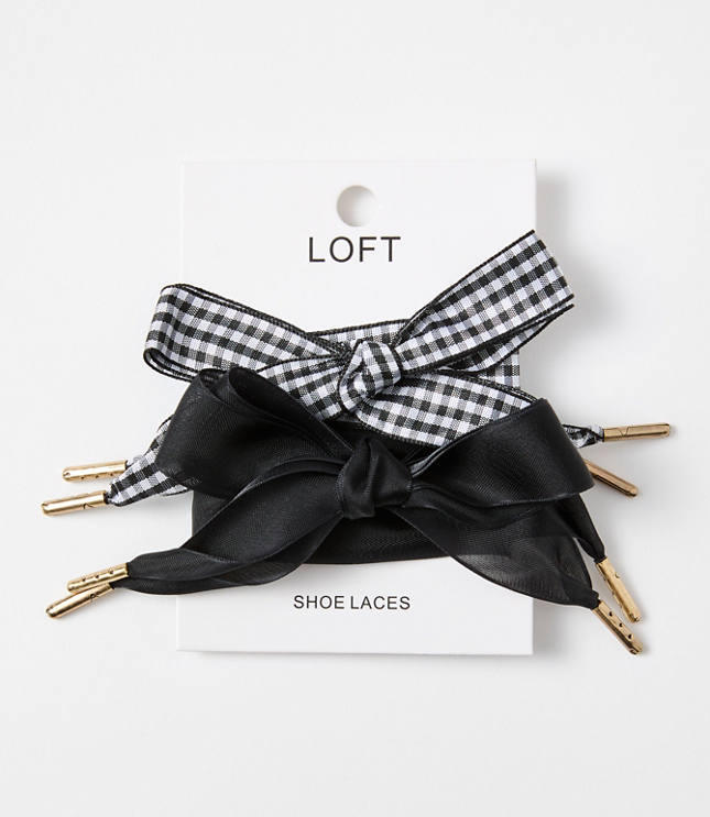 Gingham & Sheer Shoelace Set