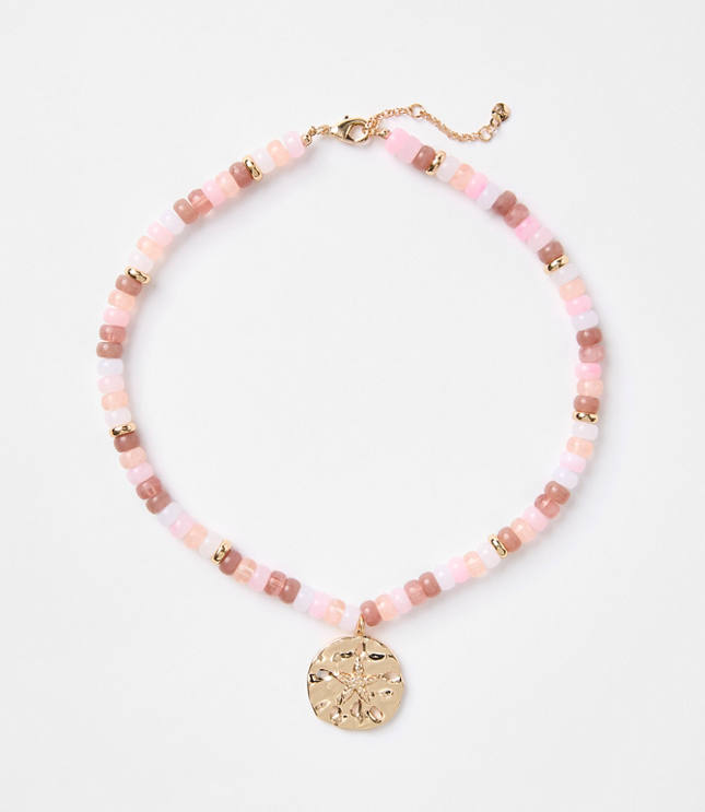 Starfish Coin Statement Necklace