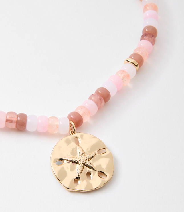 Starfish Coin Statement Necklace