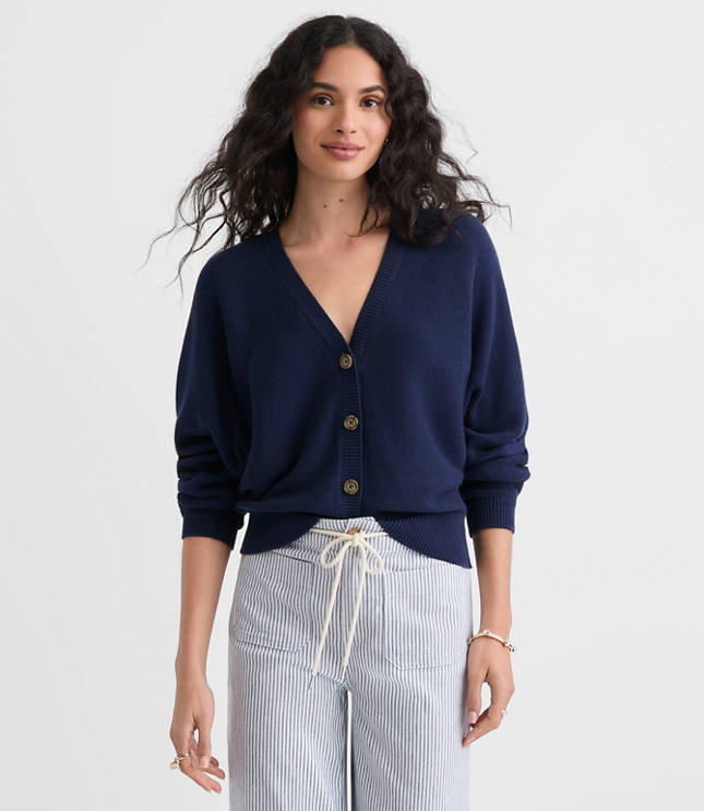 Dolman V-Neck Cardigan