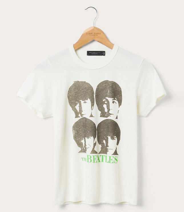 Junk Food The Beatles Four Portraits Original Tee