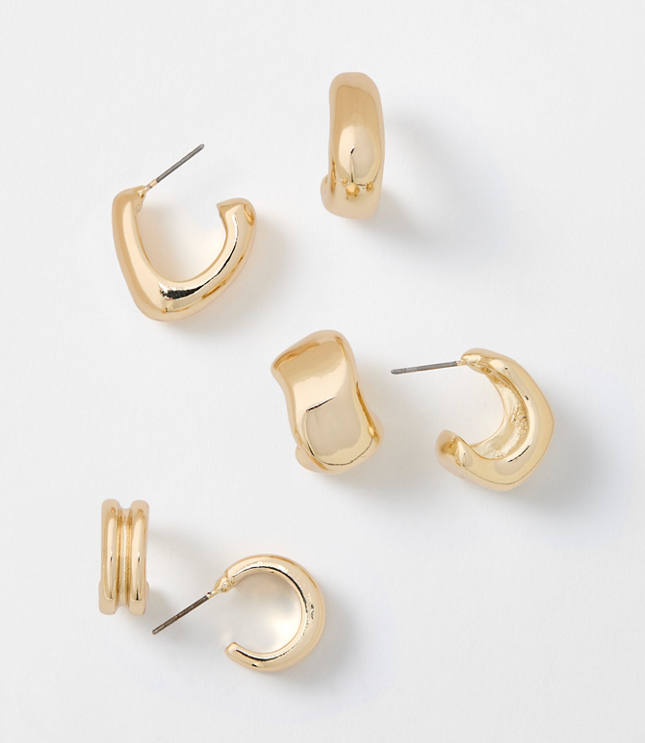 Modern Hoop Earring Set