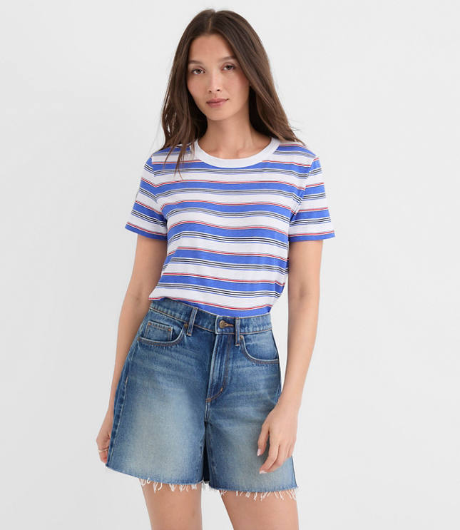 Striped Everyday Crew Tee carousel Product Image 2