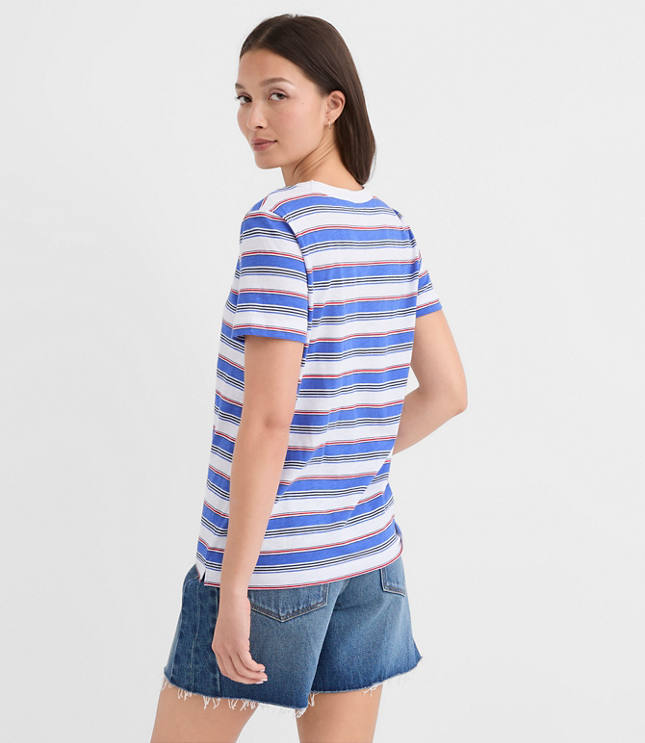 Striped Everyday Crew Tee carousel Product Image 3