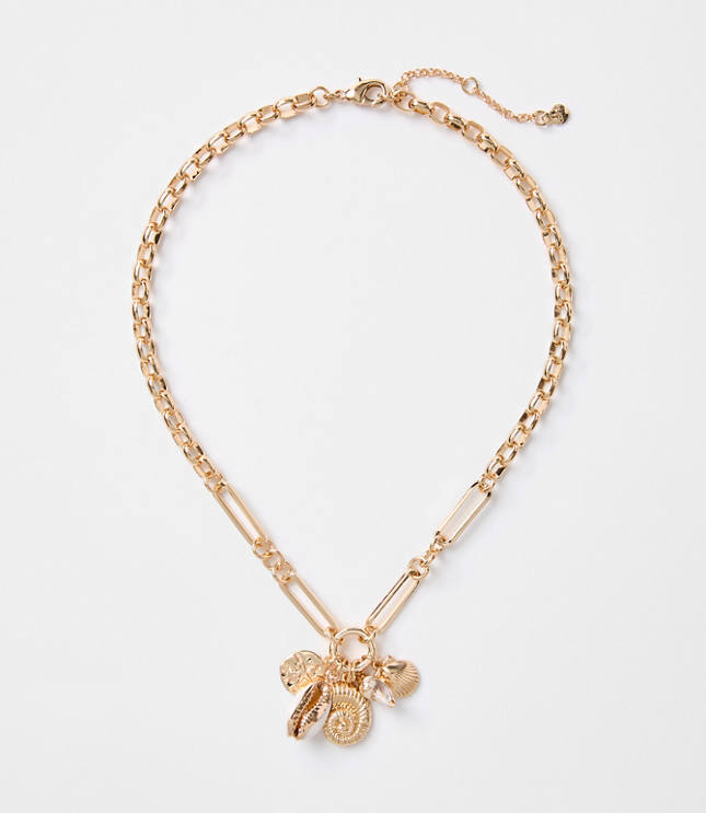Seashell Cluster Necklace