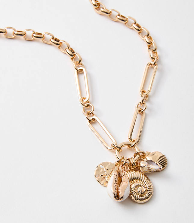 Seashell Cluster Necklace