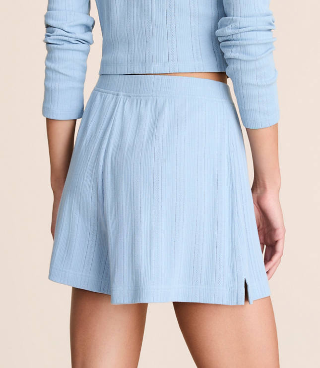 Lou & Grey Pointelle Pajama Shorts carousel Product Image 3