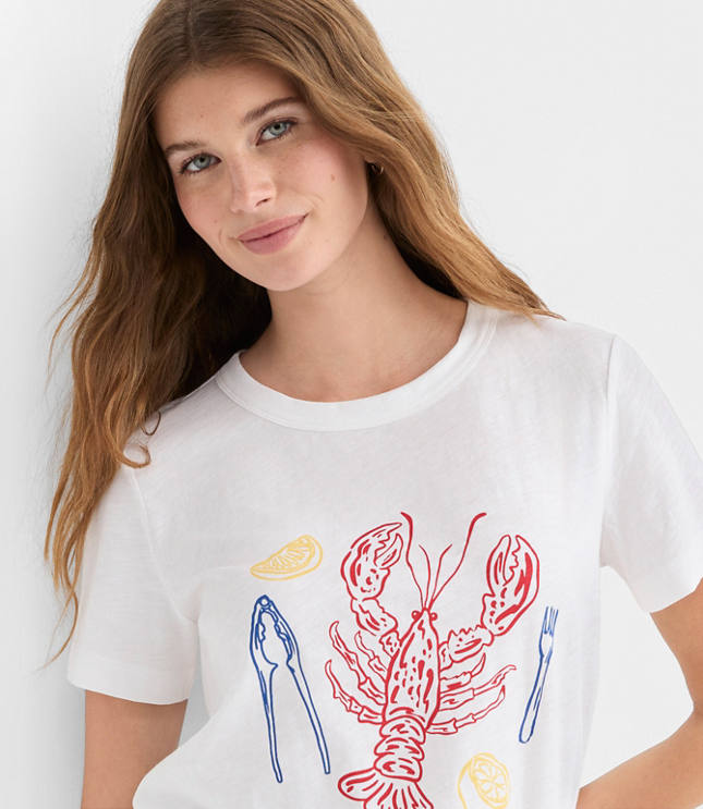 Lobster Lunch Everyday Crew Tee carousel Product Image 1