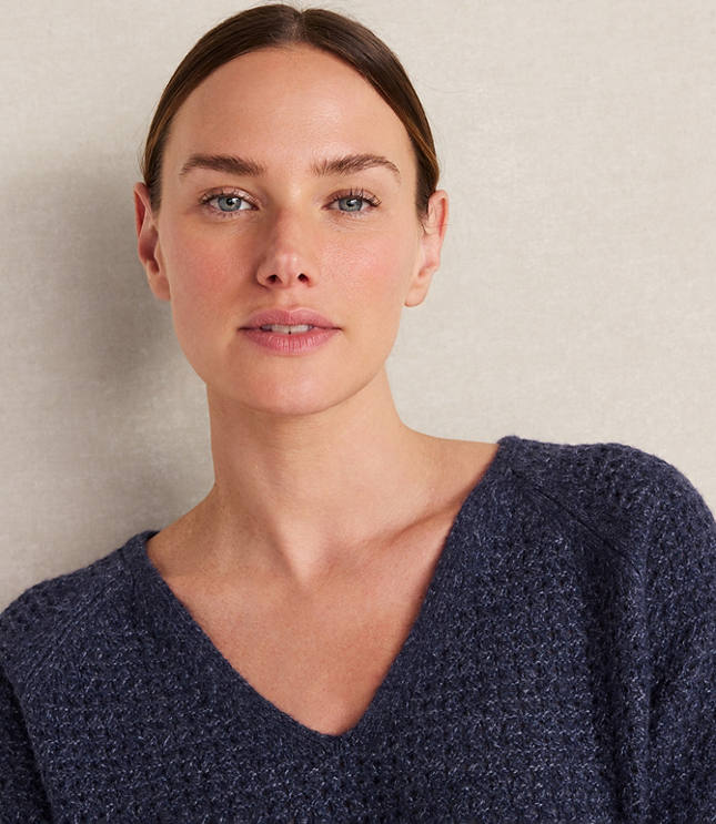 Haven Well Within Merino Wool Blend V-Neck Sweater