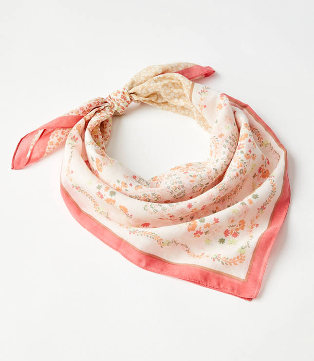 Floral Square Scarf