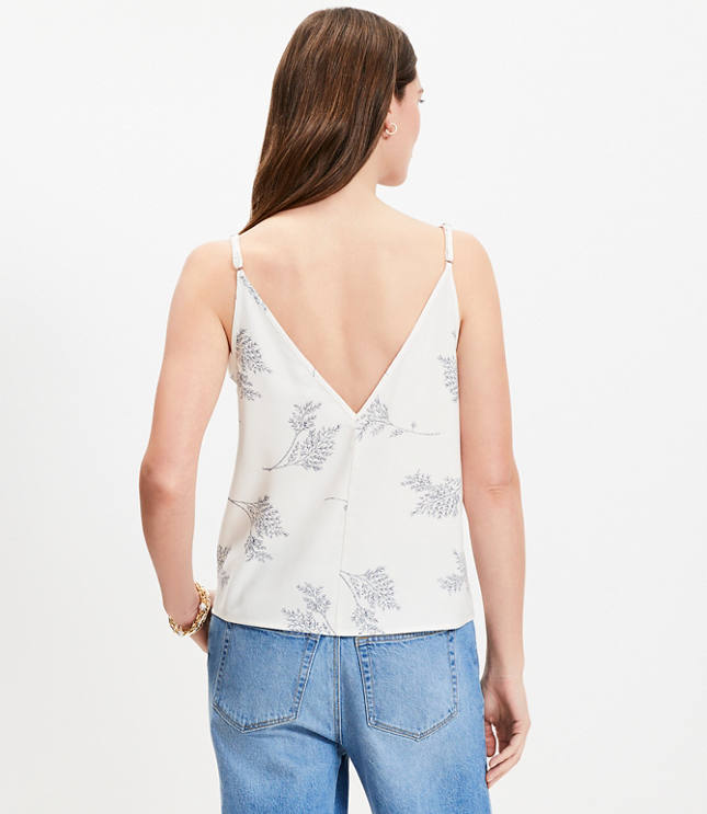 Leafed Double V Cami