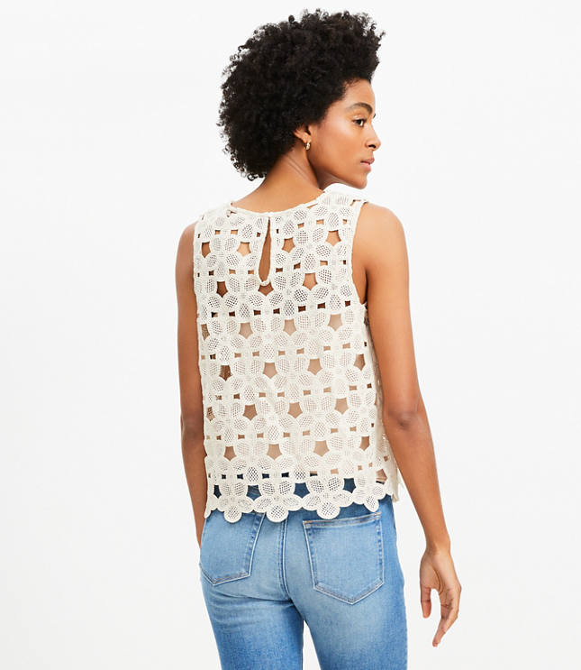 Petite Daisy Crochet Tank Top