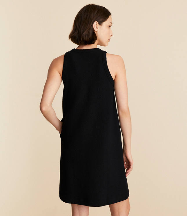 Lou & Grey Textured Pocket Halter Dress